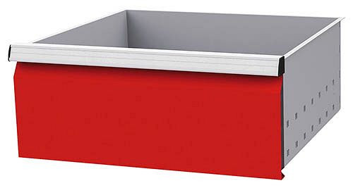 Bedrunka+Hirth låda, inklusive skenor, R 18-16, panelhöjd 250 mm, bärförmåga 50 kg, mått i mm (BxDxH): 450 x 400 x 250, 60 046 250VA
