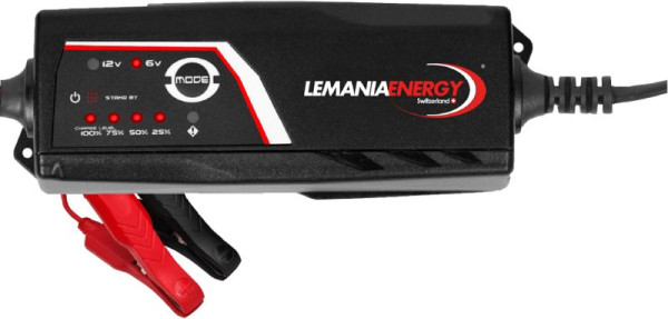 Lemania Energy 6/12V - 1,1A laddare 15 x 6 x 37,5 cm, LE61211